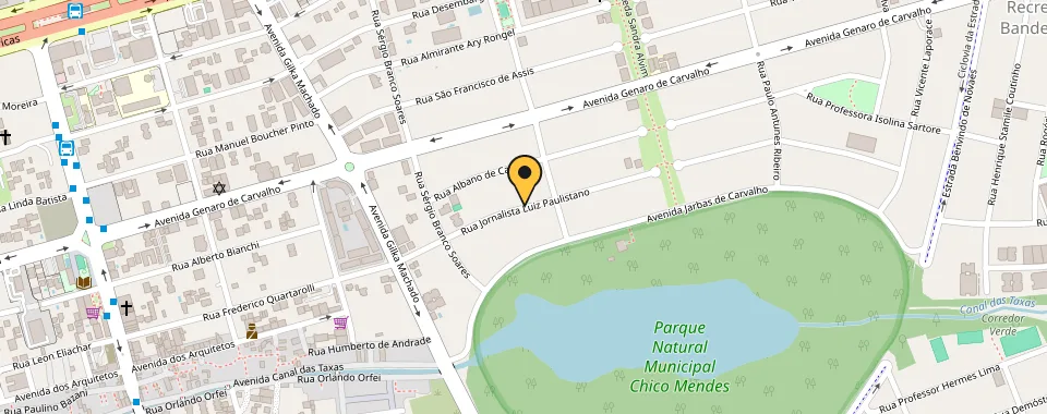 Mapa da localização: Rua Luiz Paulistano — Recreio dos Bandeirantes, Rio de Janeiro