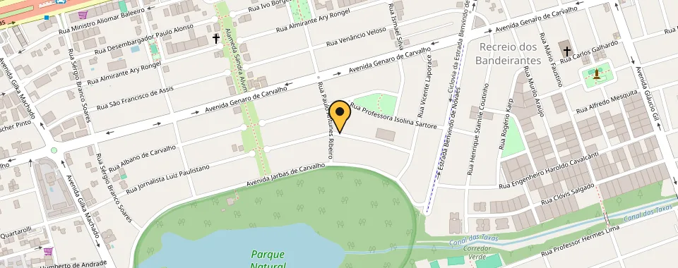 Mapa da localização: Rua Joaquim Moreira Neves — Recreio dos Bandeirantes, Rio de Janeiro