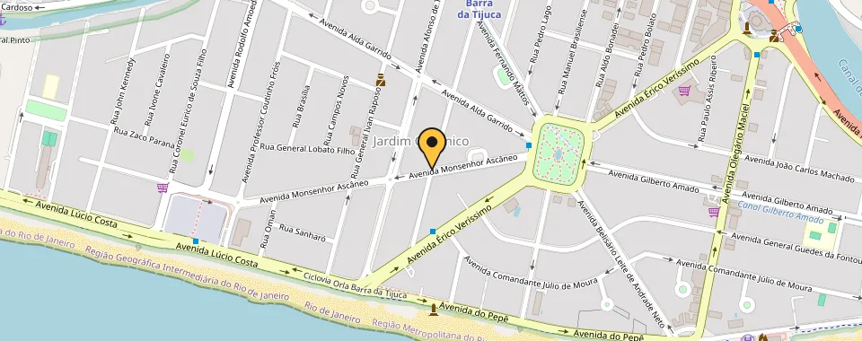 Mapa da localização: Rua General Sidonio Dias Correia — Barra da Tijuca, Rio de Janeiro