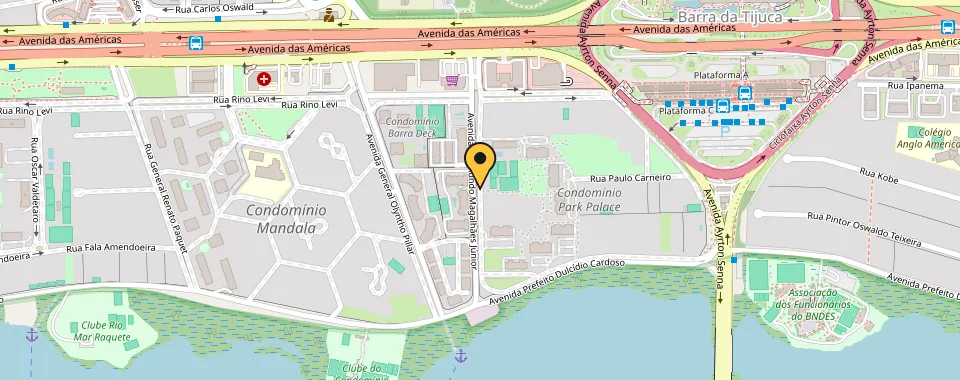 Mapa da localização: Avenida Raymundo Magalhaes Junior — Barra da Tijuca, Rio de Janeiro
