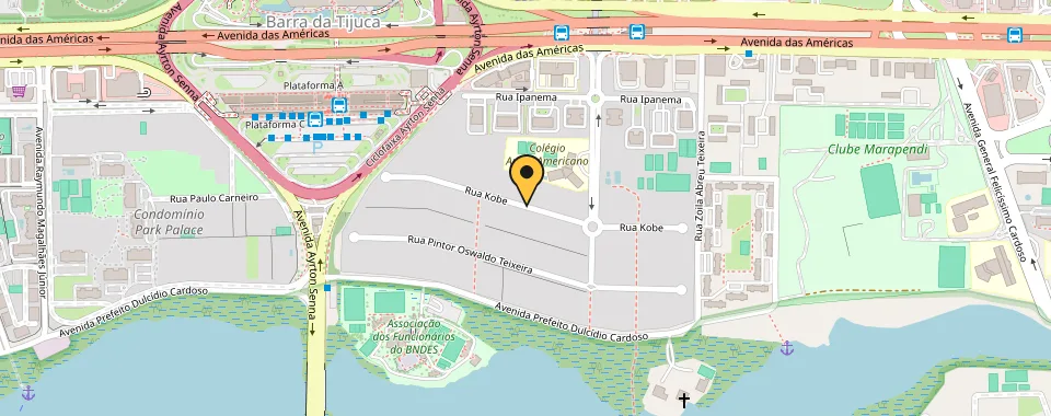 Mapa da localização: Nova Ipanema — Barra da Tijuca, Rio de Janeiro