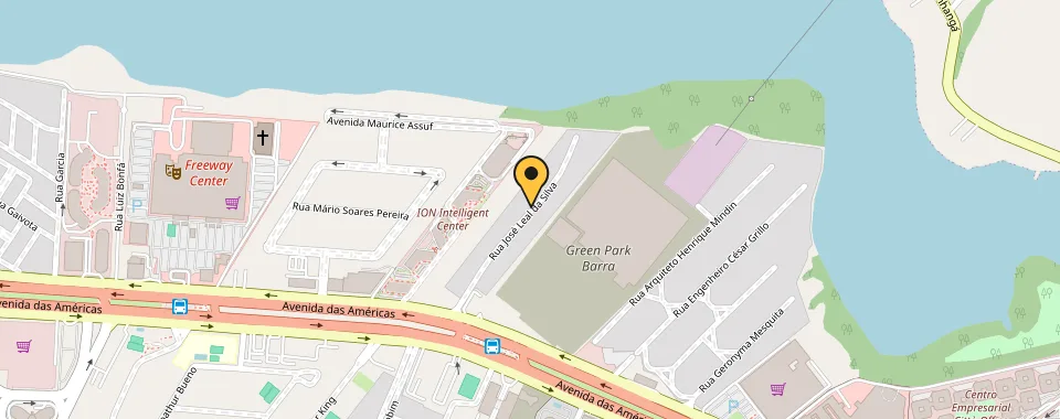 Mapa da localização: Avenida das Americas — Barra da Tijuca, Rio de Janeiro