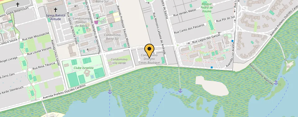 Mapa da localização: Rua Altemar Dutra — Barra da Tijuca, Rio de Janeiro