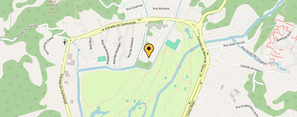 Mapa da localização: Villa do Itanhangá — Itanhangá, Rio de Janeiro